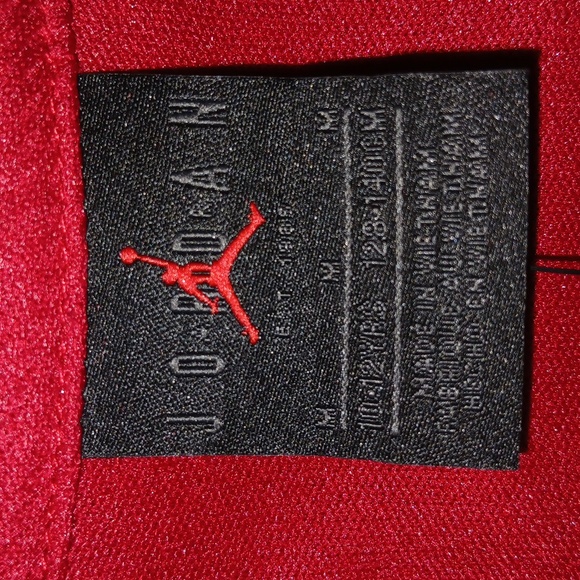 Jordan 23 Girls Sleevless T Shirt Jersey Dress Red Black White Size Medium NWT - Picture 5 of 5